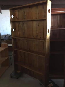 Timber Bookshelf with Cutout Detailing